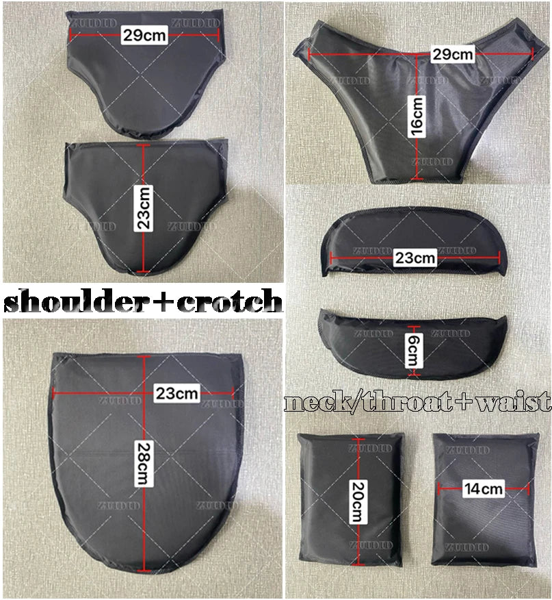Full Protection Tactical Vest Insert Panel Detachable Accessory Pack Plate Carrier