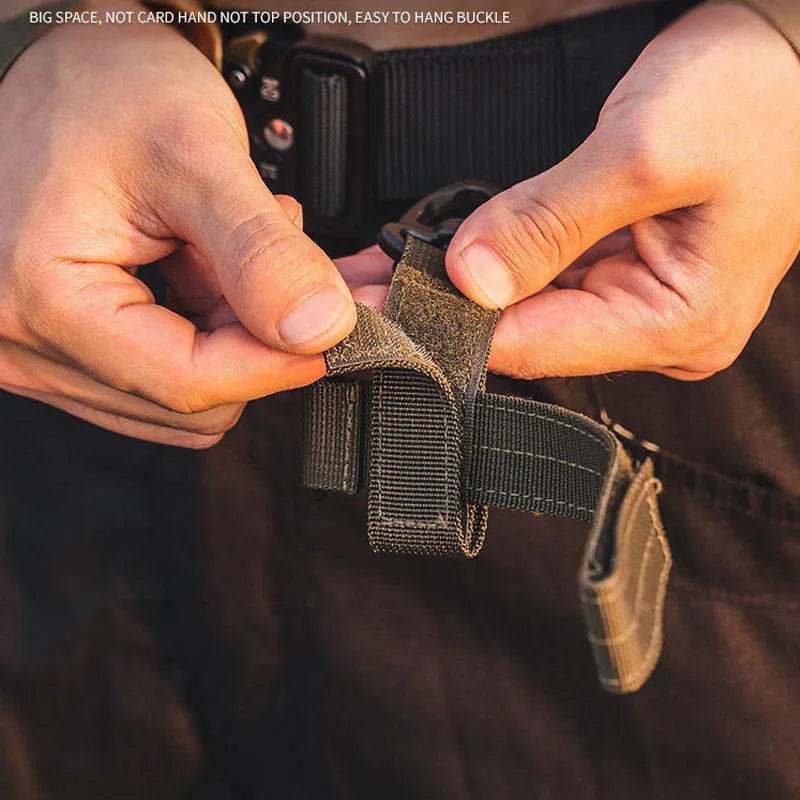 Molle Tactical Keychain Glove Holder Strap Nylon Gear Keeper for Outdoor Tools