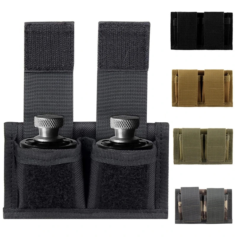 Tactical Speedloader Pouch Case Holder Nylon Tactical Double Speedloader Belt Universal Fit .357 .44 Most from .38 to .45 Colt
