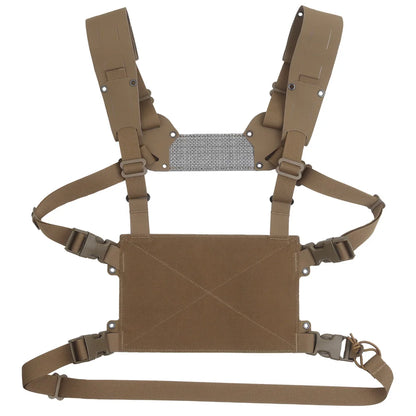 MOLLE Chest Rig Mini V2 H-type Ferro Style Lightweight Chesty Rig Tactical Vest Assault Training Plate Carrier Front Flaps Adapt