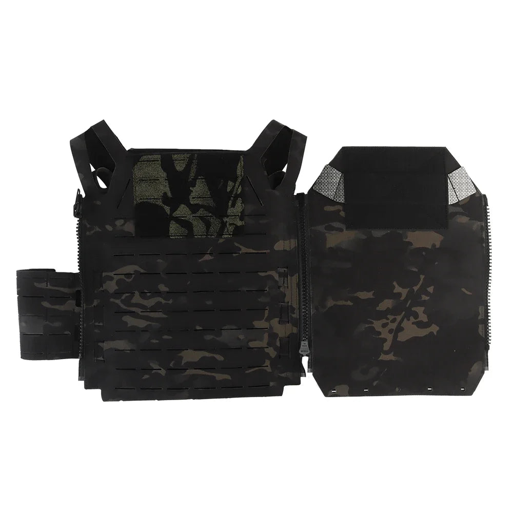 Tactical Knight Molle Camouflage Vest Quick Release Plate Carrier Lightweight Back Panel Hunting Airsoft Gear