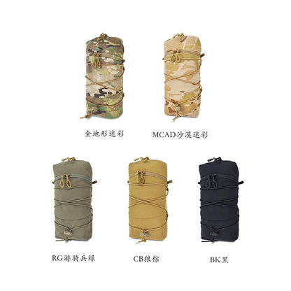 Tactical GP Pouch Vertical 12X5 Sundries Bag Molle Back Panel Accessory Bag