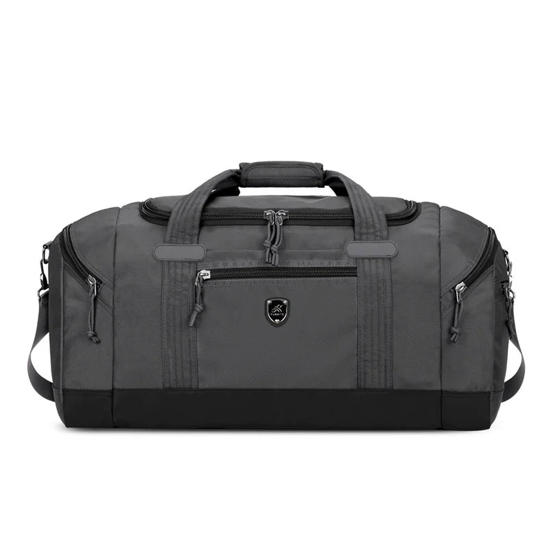 Large Capacity Travel Bag Weekender Overnight Duffle Bags with Compartment Sports Fitness Bags for Camping Outdoor Activities