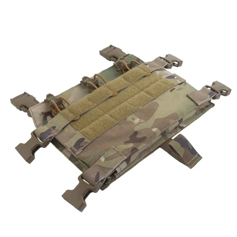 Tactical R Series Triple Mag Plate Jump Flap Pouch 5.56 Mag Holder For M4 Front Panel Plate Carrier Chest Rig Vest Outdoor