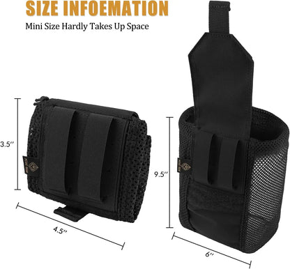 Tactical Pouch Dump Pouch Molle Net Recovery Pocket Charger Foldable for Belt Vest Tactical Backpack