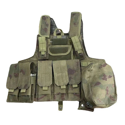 Tactical Vest FG Camouflage Molle CIRAS Airsoft Combat Vest Magazine Pouch Releasable Armor Plate Carrier Strike Vests Gear
