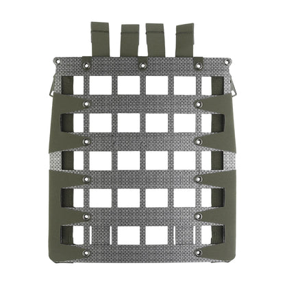Airsoft Plate Carrier Back Panel MOLLE Zipper Kit FERRO Style FCPC V5 Hunting Vest Lightweight Stand Extension Gear