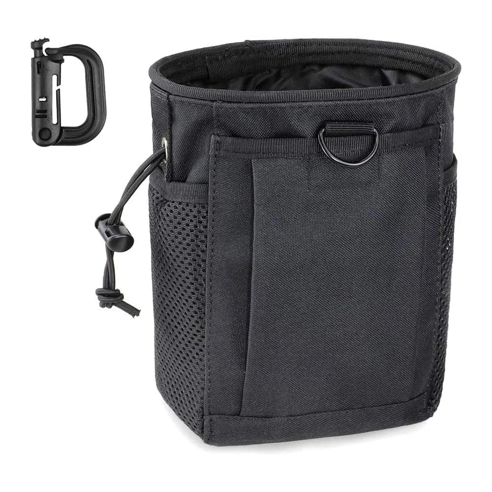 Molle Dump Pouch,Hunting Magazine Recovery Pouch Drastring Ammo Bag Belt Waist Fanny Pack Adjustable Holster Bag