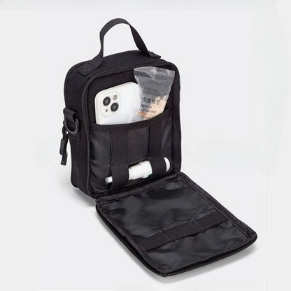 Tactical MOLLE First Aid Pouch 600D Nylon Water Resistant Medical Bag EDC Organizer for Outdoor Hiking Camping Hunting