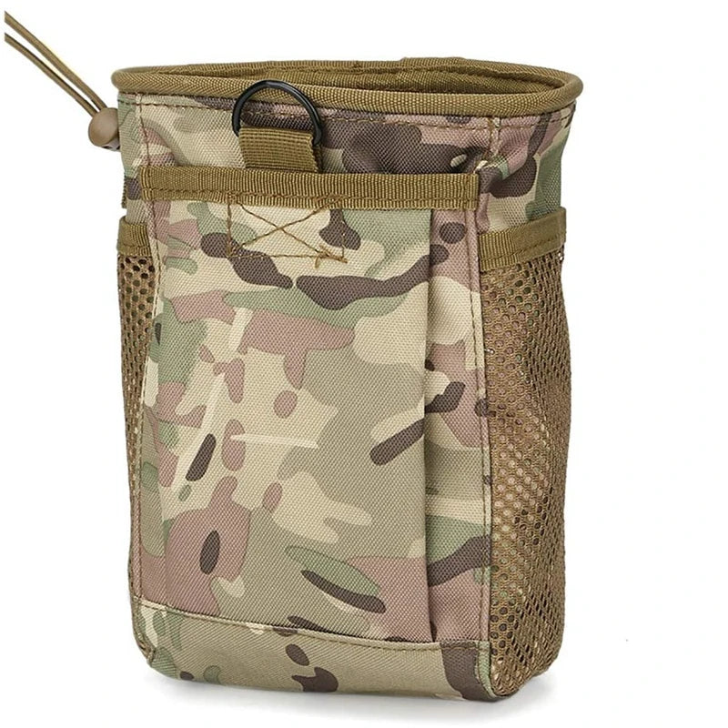 Tactical Molle Dump Drop Pouch Magazine Pouch Pocket Drawstring Recovery Bag Hunting Accessories Utility Waist Pack