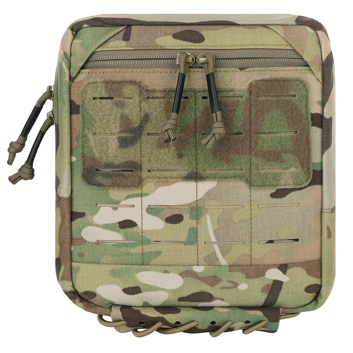 KRYDEX Tactical 7x8 Inch Admin Pouch MOLLE Utility Tool Pouch Modular Medic Bag for Vest Chest Rig Camping Outdoor Accessories
