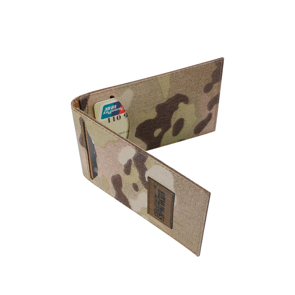 EXCELLENT ELITE SPANKER  Anti-theft ID Credit Card Holder Tactical Protective Case Foldable  Pocket Case Men Credit Card Holders