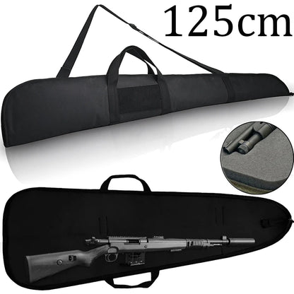 125cm Soft Gun Case Rifle Bag Hunting Gun Carry Cover Tactical Shotgun Case with 2.65" Ultra-Thick Padding Long Gun Backpack