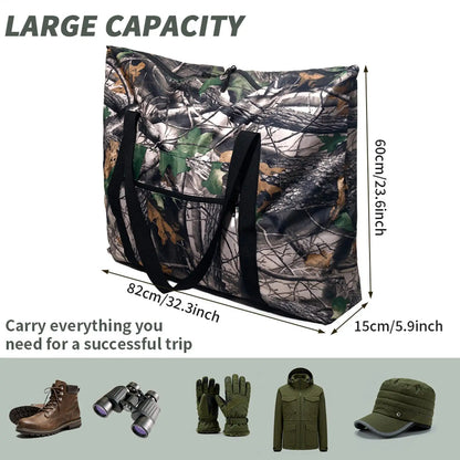 Hunting Gear Tote Waterproof Scent Control Meat Carry Tote 600D Oxford Cloth Hunting Gear Storage Bag With Handles For Men