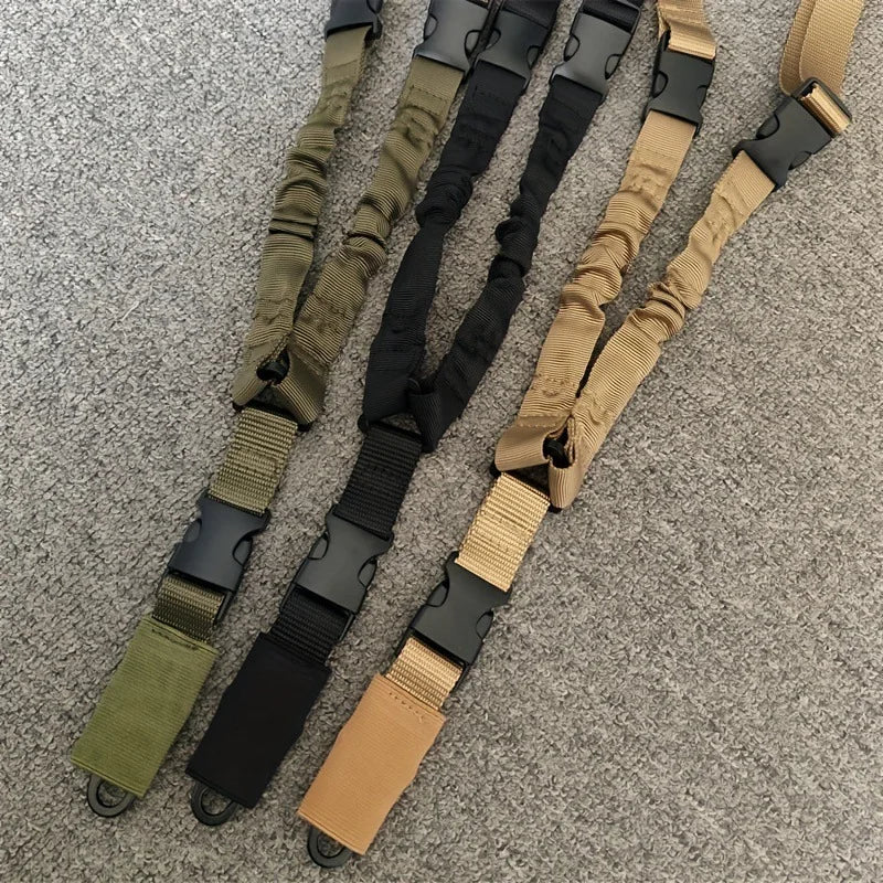 1Pc Shoulder Strap with Metal Buckle Adjustable Single Point Carry Sling for Bags Tools Sports Equipment Outdoor Accessory