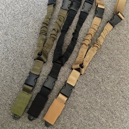 1Pc Shoulder Strap with Metal Buckle Adjustable Single Point Carry Sling for Bags Tools Sports Equipment Outdoor Accessory