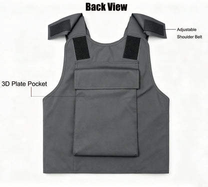 Adjustable Tactical Vest Plate Carrier Outdoor Training Protective Vest Suitable for Light Outdoor Gilet Equipment Unisex