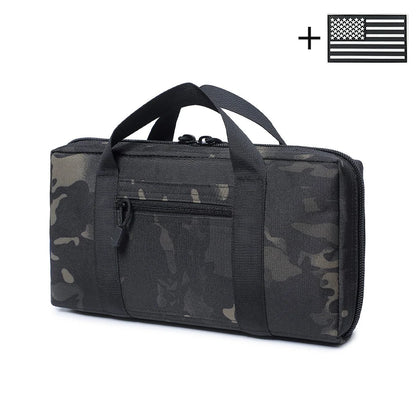 Outdoor sports handbag multifunctional tool storage bag partition storage design widened ribbon handle