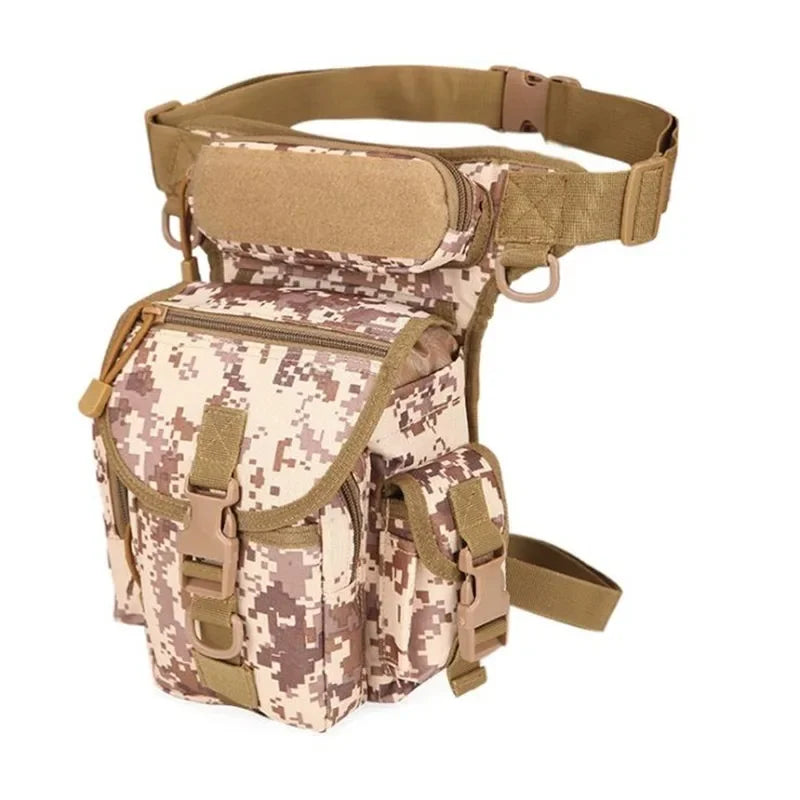 Waist Bag Tactical Cycling Leg Bag Men's Waterproof and Anti-fall Practical Thigh Bag Multi-purpose Belt