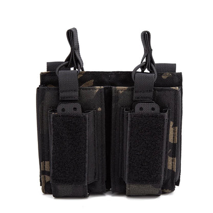 M4 M14 M16 AK AR Magazine Pouch Tactical Molle Triple Magazine Pouch Double-Layer Mag Pouches Universal Cartridge Holder