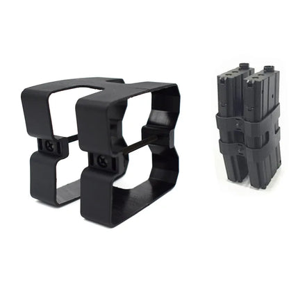 Tactical Dual Rifle Magazine Parallel Link for M4 A1 Rifle Mag Coupler Clip Airsoft Magazine Connector Clamp Hunting Accessories