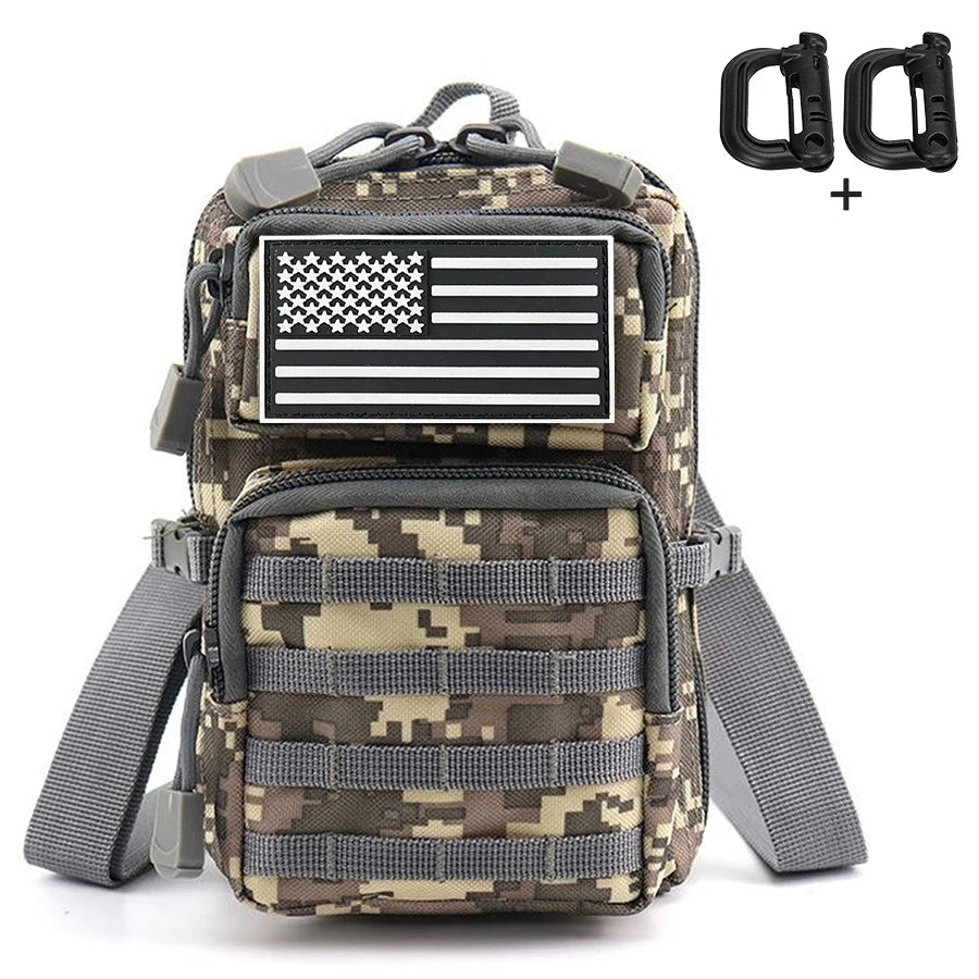 Multi functional portable carry on bag with 4 different carrying methods, large capacity outdoor waist bag