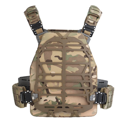 PFM Tactical Vest Lightweight Hunting Militar Plate Carrier Quick Release Paintball Airsoft Vest Protective Equipment
