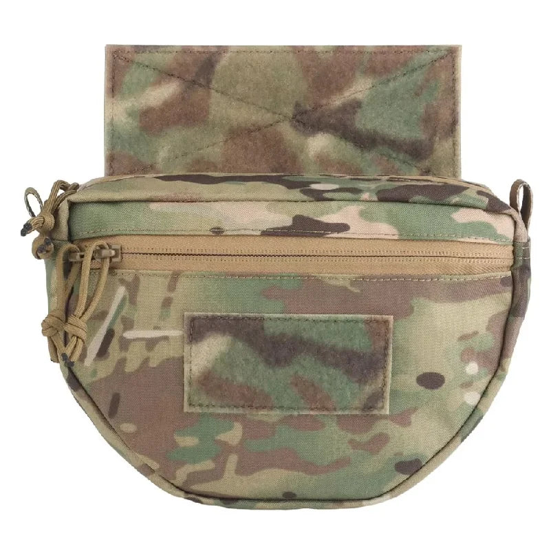 Tactical Vest Underbelly Pouch Hunting Vest Drop Pouches for JPC LBT-6094A V5 Plate Carrier Airsoft Gear Abdominal Storage Bag