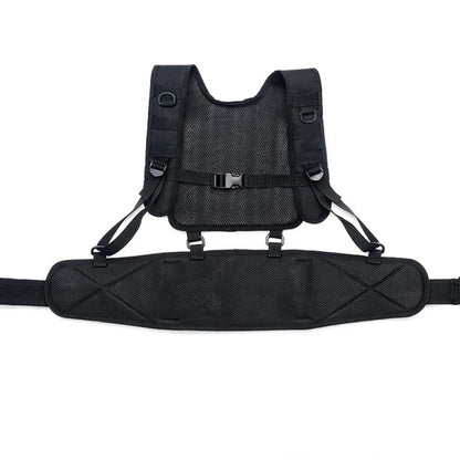 Hunting Vest & Belt Multifunctional Outdoors Training Belt Padded Combat Assault Vest Oxford Cloth for Outdoor Activities