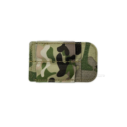 Tactical Patch 2-Round Holder Adhesive Ammo Shell Holder Hook Loop Patch Hunting Rifles M4 Bullet Pouch Hunting Accessories
