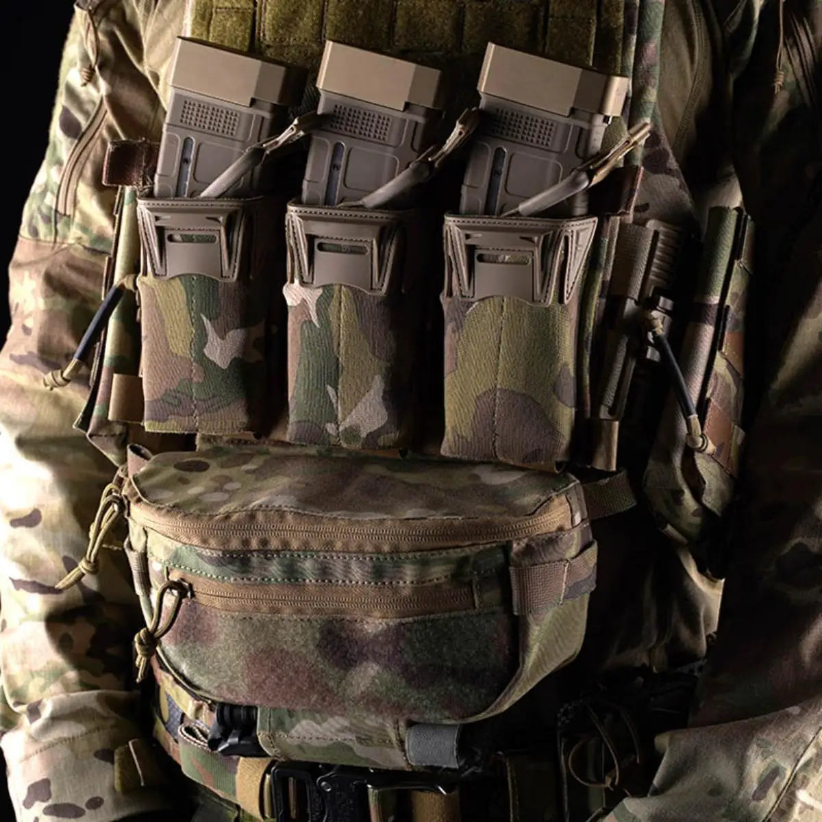 DP Universal Drop Pouch Dual-Purpose Hook-Loop Waist Bag Fanny Pack With Strap Carry Magazines IFAK kit EDC Accessories Gears