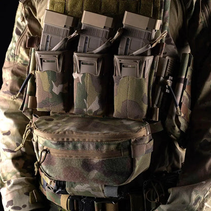 DP Universal Drop Pouch Dual-Purpose Hook-Loop Waist Bag Fanny Pack With Strap Carry Magazines IFAK kit EDC Accessories Gears
