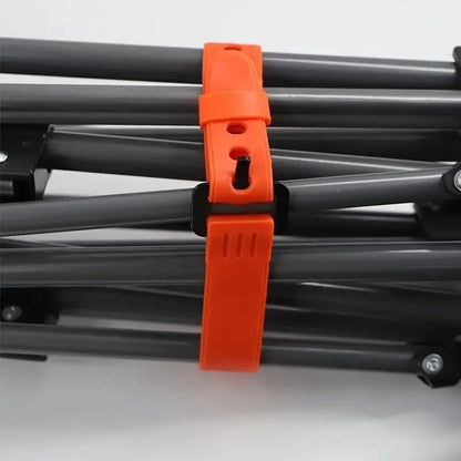 Travel Tied Belt Durable Rubber Cargo Tie Down Luggage Lash Belt Strap Camping Hiking Cargo Storage Belt Buckle
