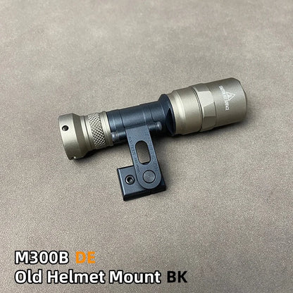 SOTAC Tactical SS MAX Helmet Light Mount with M300V M300B SF Flashlight for Helmet Rail