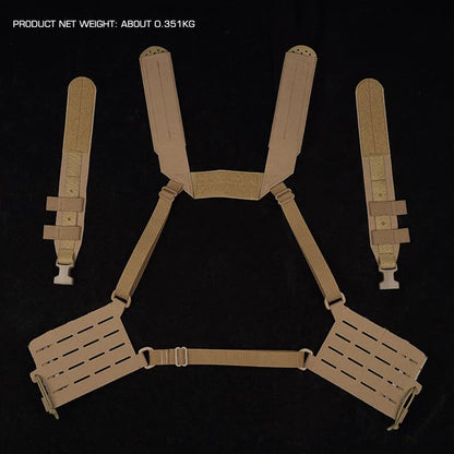 Tactical ARC Chest Rig Placard V3 Kit Quick Release Hunting Vest MOLLE System 5.56 Triple Magazine Pouch Shooting Airsoft Gear