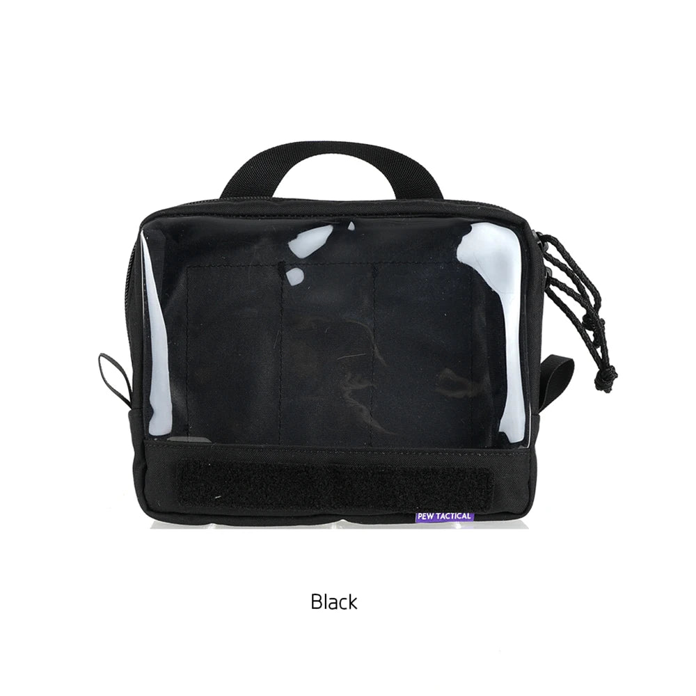 PEW TACTICAL Multiple Transparent and Visible Storage Bag Accessory Pouch Tactical Backpack Built-In Sundry Bag