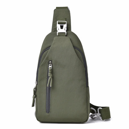 women's chest bag, men's casual single shoulder cross shoulder bag, anti splash trendy chest smart commuting travel cycling bag