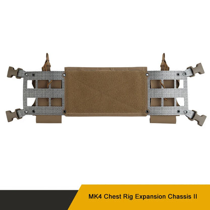 Multifuctional MK4 Chest Rig Expansion Chassis Vest Built-in MOLLE Radio MAG Pouch Expander Wing Hunting Airsoft Hanging Bag