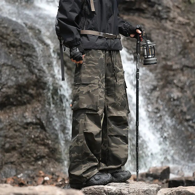 Autumn Hiking Pant Men Outdoor Waterproof Camouflage Camping Trekking Trousers Spring Windproof Fishing Cycling Sport Cargo Pant