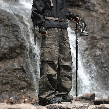 Autumn Hiking Pant Men Outdoor Waterproof Camouflage Camping Trekking Trousers Spring Windproof Fishing Cycling Sport Cargo Pant