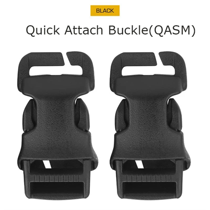 2pcs/set Tactical Vest Belt QASM Quick Attach Buckle/SRB Side Release Buckle/G Hooks Modular Vest Accessories