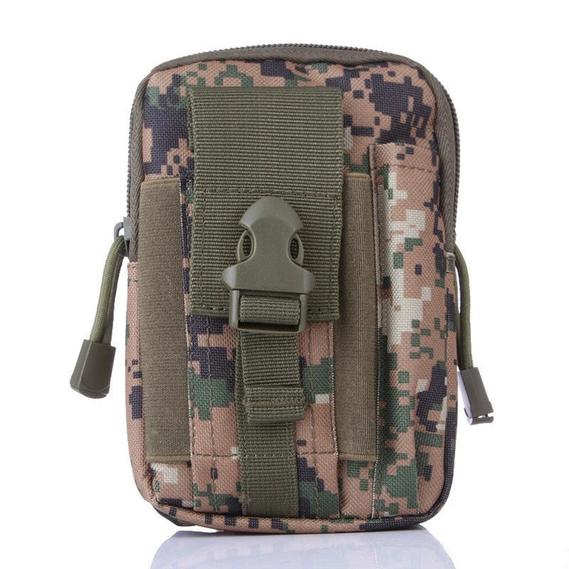 Mobile Phone Case Pouch Waist Bag Waterproof Nylon Multifunction Casual Men Waist Pack Male Small Bag