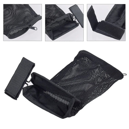 Hunting Bullet Shell Bag Detachable Ammo Brass Shell Catcher Mesh Trap Nylon Mesh Bag Capture Shell Quick Release Recovery Bags