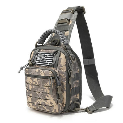 Multi functional chest bag, outdoor sports cycling chest bag, men's single shoulder diagonal cross bag