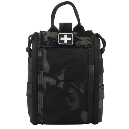 Tactical First Aid Kit Multifunctional Bag Waist Belt Pack MOLLE IFAK Pouch Hunting Vest Outdoor Camping Quick Response Pocket
