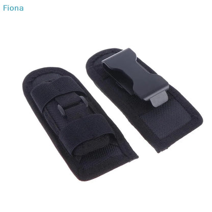 Rotatable Flashlight Holster,Nylon Belt Flashlight Pouch, Universal Flashlight Holder for Tactical Use