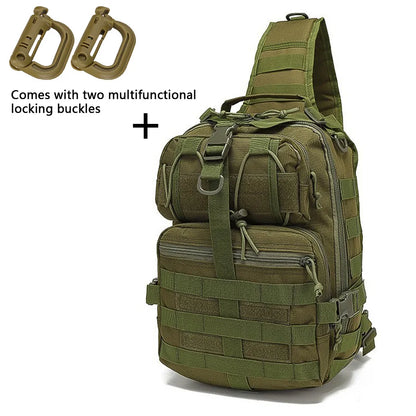 Outdoor Single Shoulder Training Extra Large Chest Bag Waterproof Oxford Cloth Camouflage Photography Crossbody Bag