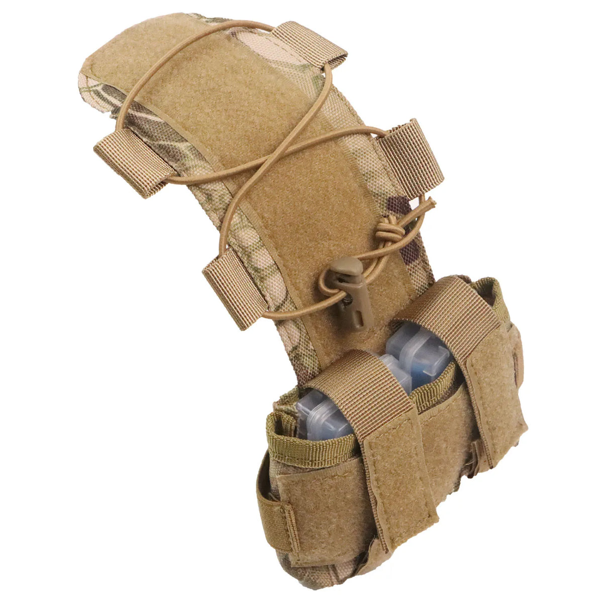 MK2 Tactical Helmet Counterweight Battery Pouch, Fast Helmet Battery Pack Accessories for Airsoft Hunting Outdoor Sports