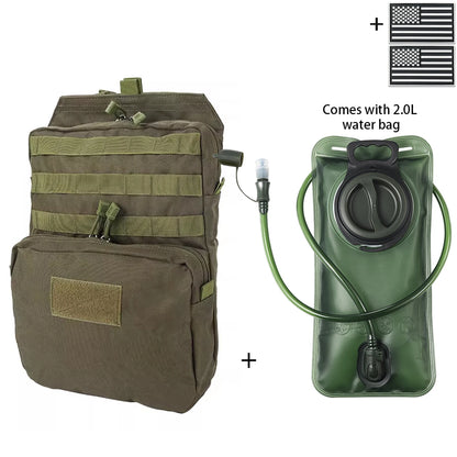 Outdoor Hunting Water Bag Set 2L Large Capacity Drinking Water Bag Portable Water Storage Bag for Hiking and Cycling