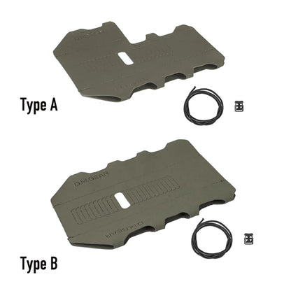 DMGear Tactical Gun Rail Cover Rail Wrap Heavy Heat Shield Gear Wrap Hand Protective Fit Quad/ One Rails 500D Nylon